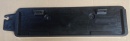 Number plate holder for oblong plates - with lamp bracket